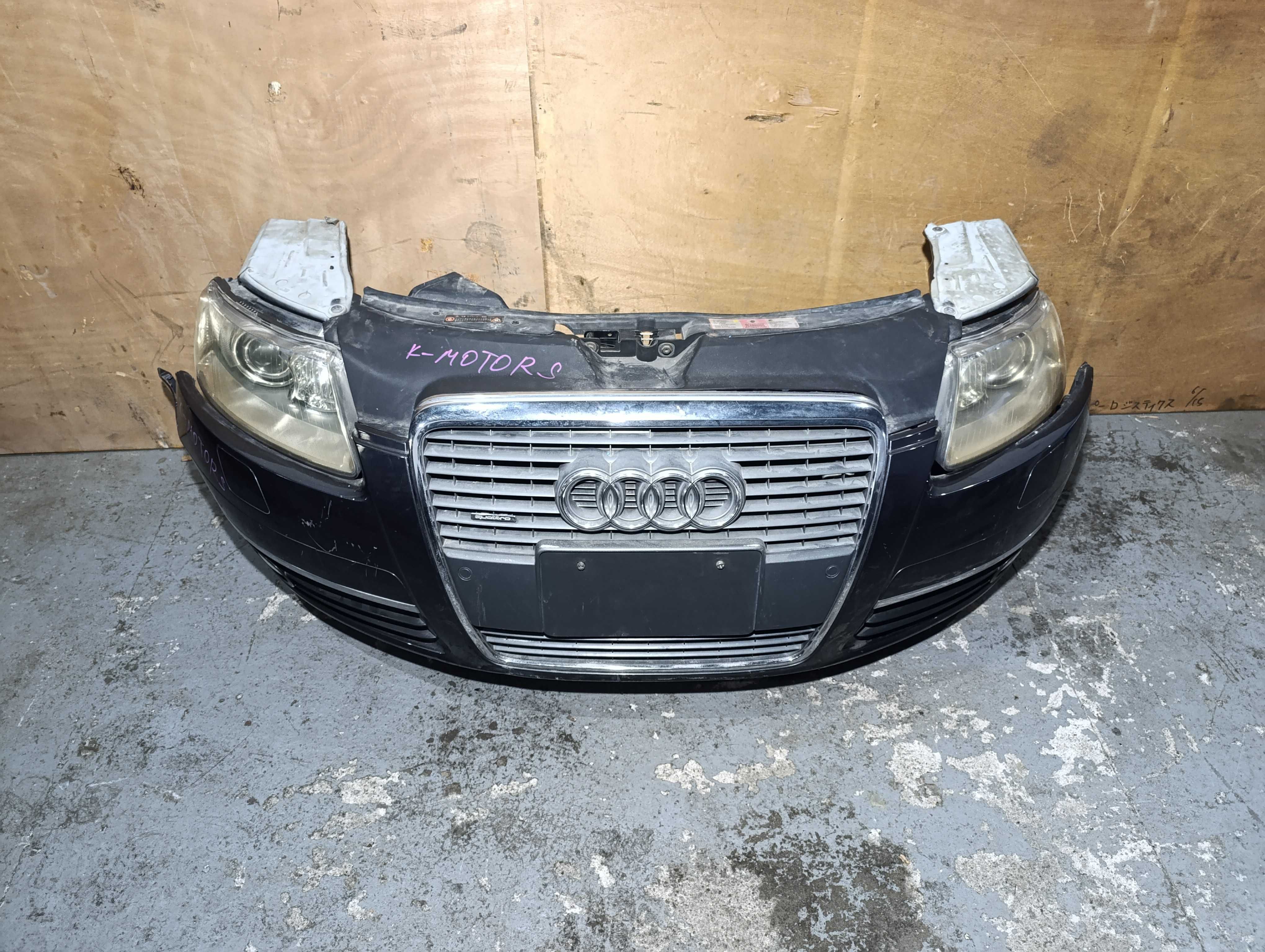 Ноускат морда Audi A6 C6 Дорест Ауди А6 С6 XENON AFS 04-08г носик