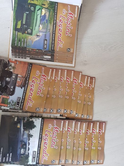Reviste masini de legendă colecție deagostini