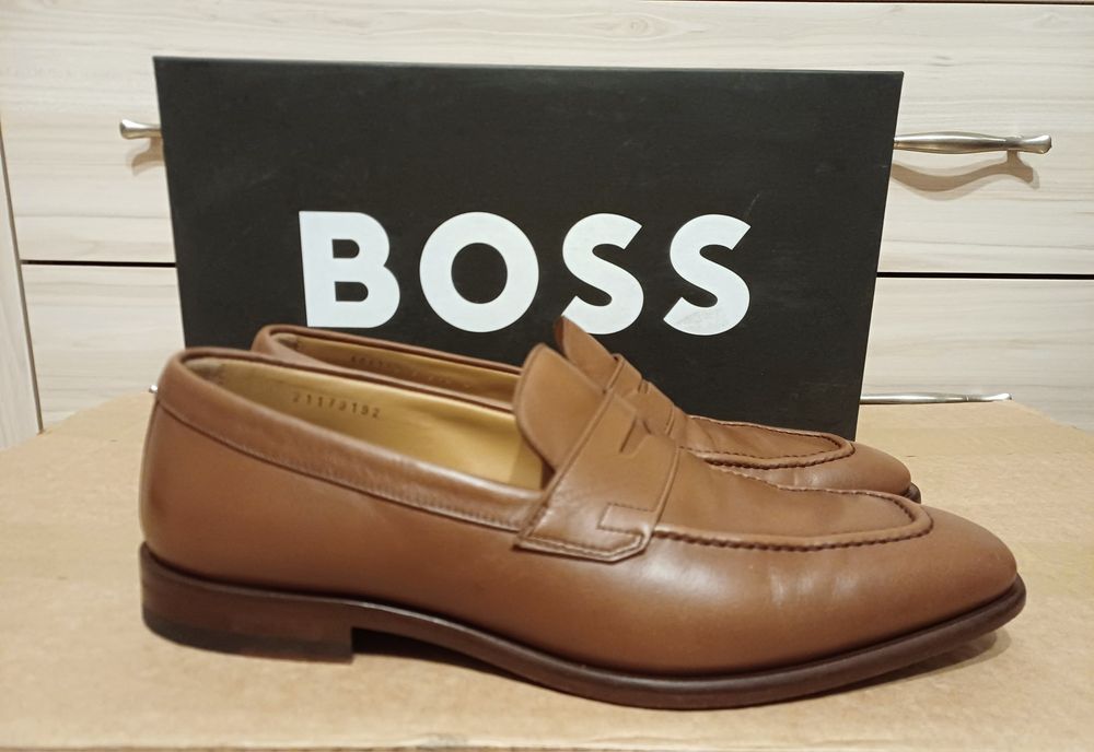 Кожени лоуфъри BOSS