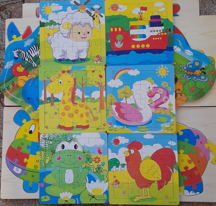 Дървени пъзели в отлично състояние