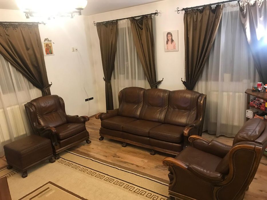 Set canapea, 2 fotolii, taburet