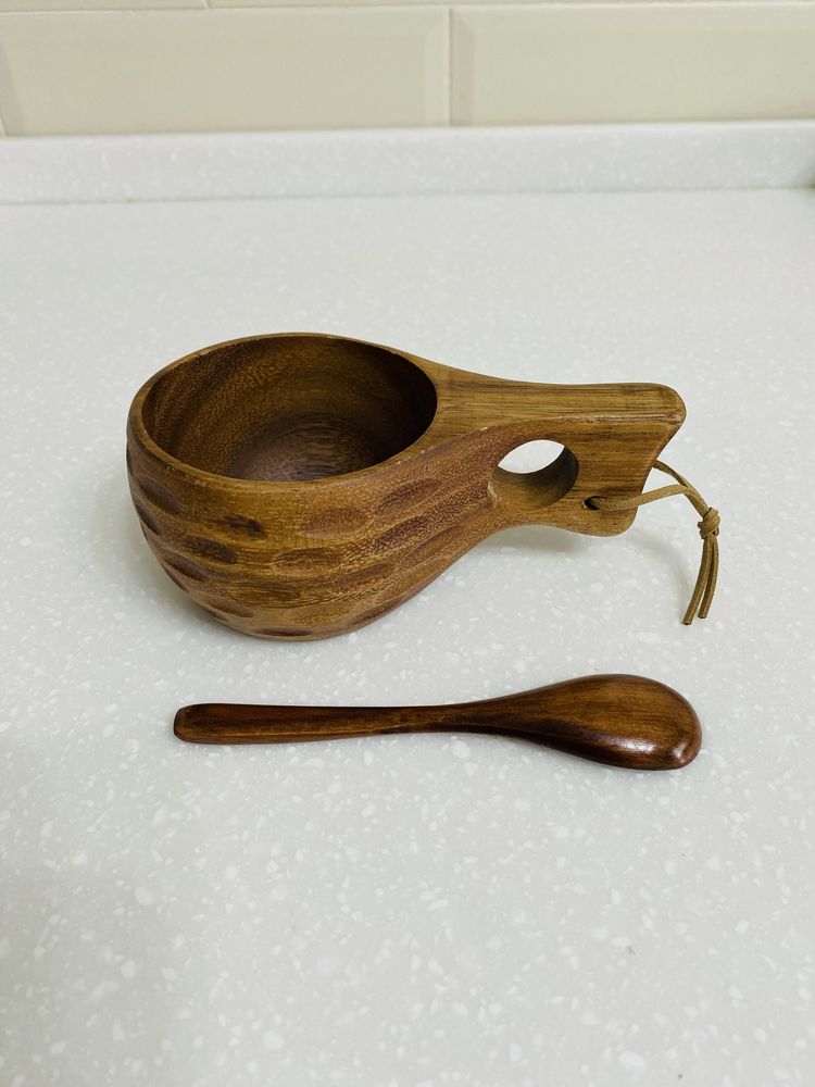 Кружка Kuksa с ложкой