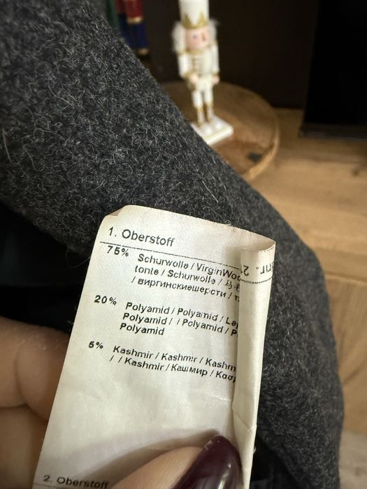 Joop! Мъжко палто l л вълна кашмир