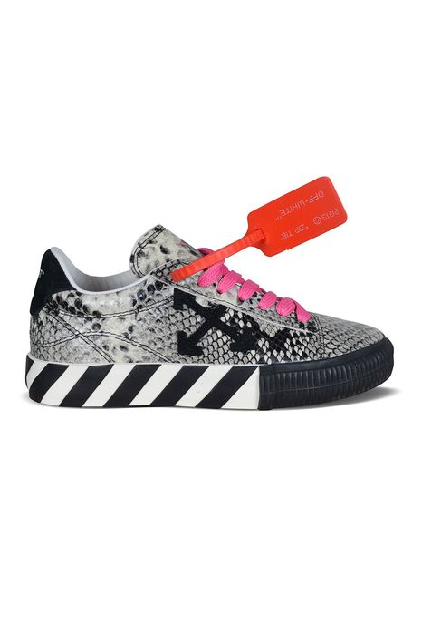 Женские кроссовки OFF-WHITE Arrow Vulcanized Low python