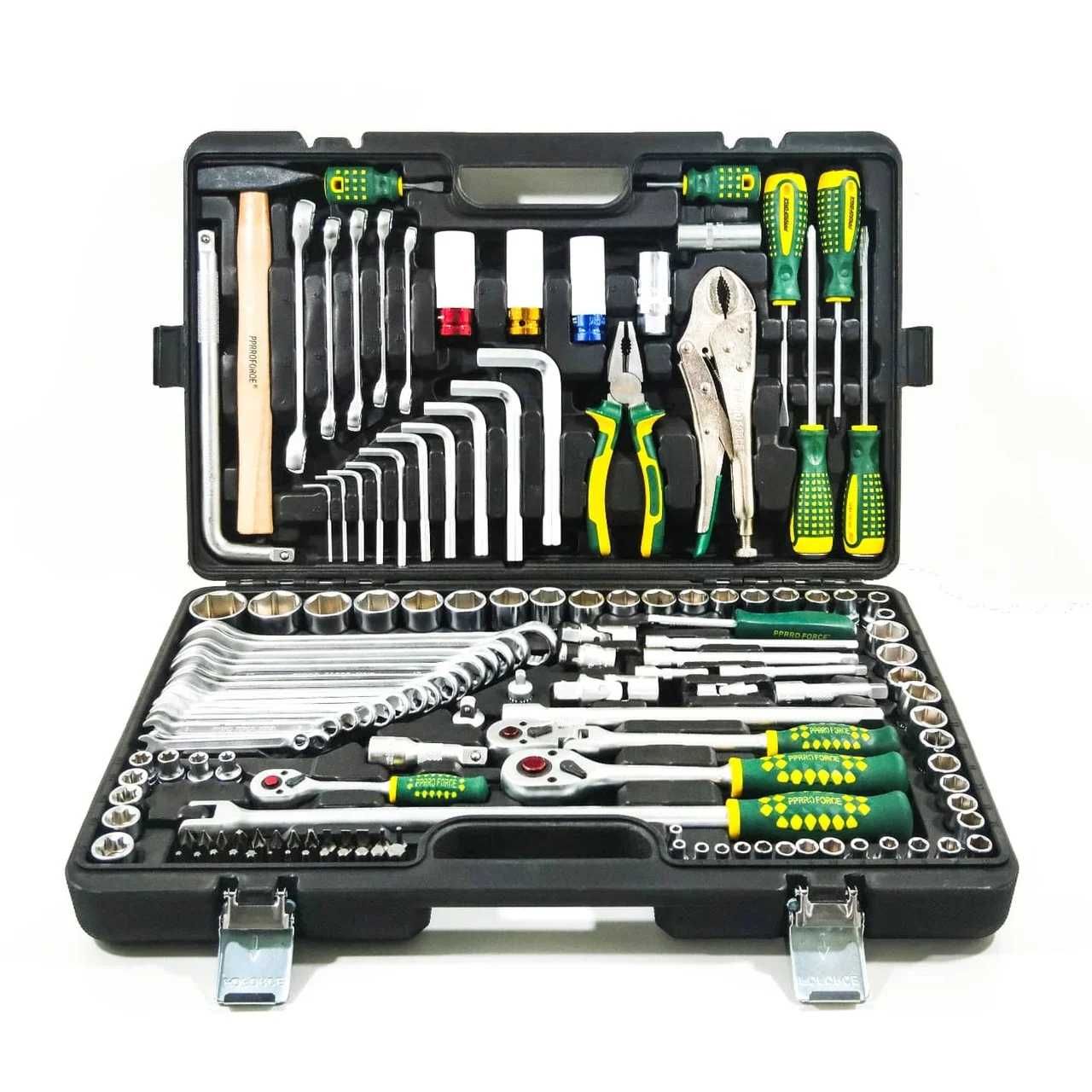 Набор инструментов ключей чемодан инструментов  BOSSFORC 142 предметов