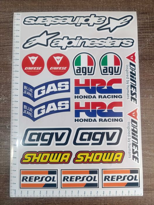 Стикери за ХОНДА Honda Alpinestars GRC AGV Showa и др.