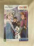 Нов (неотворен) пъзел на clementoni с Елза и Ана (frozen) от 104 части