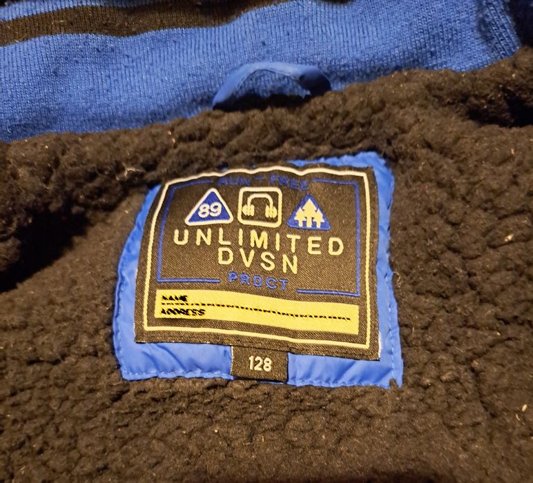 Geaca iarna albastra