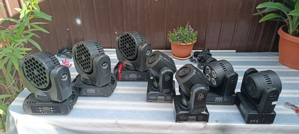 Lumini heduru wash si spot dj