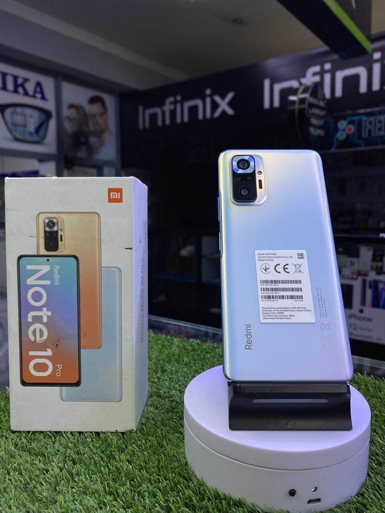 Redmi note 10 pro xolati yangi simkarta tushmagan yangi 1 yil garantiy