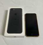 iPhone7 рабочий, корпус чёрного цвета.