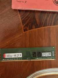 Memorie desktop KINGSTON, 16GB DDR4, 3200MHz, CL22, KVR32N22D8/16
