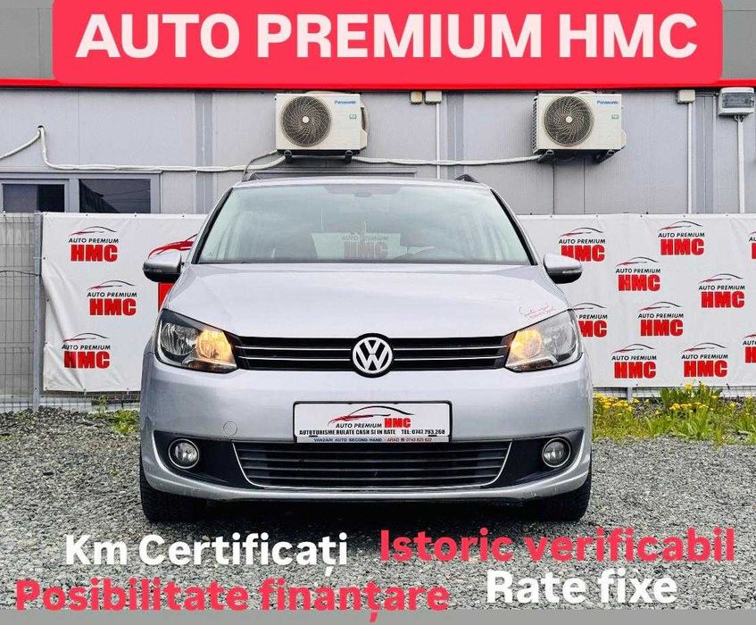 VW Touran 1.6 TDi 105 Cp 2011 cu 7 Locuri Rate sau Cash