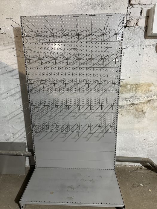 Стеллажи перфорированные б/у