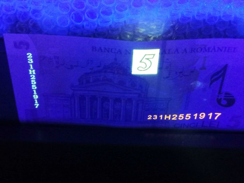 Lampa UV detectie bani falsi ,detector valuta,tester bancnote-2 lampi