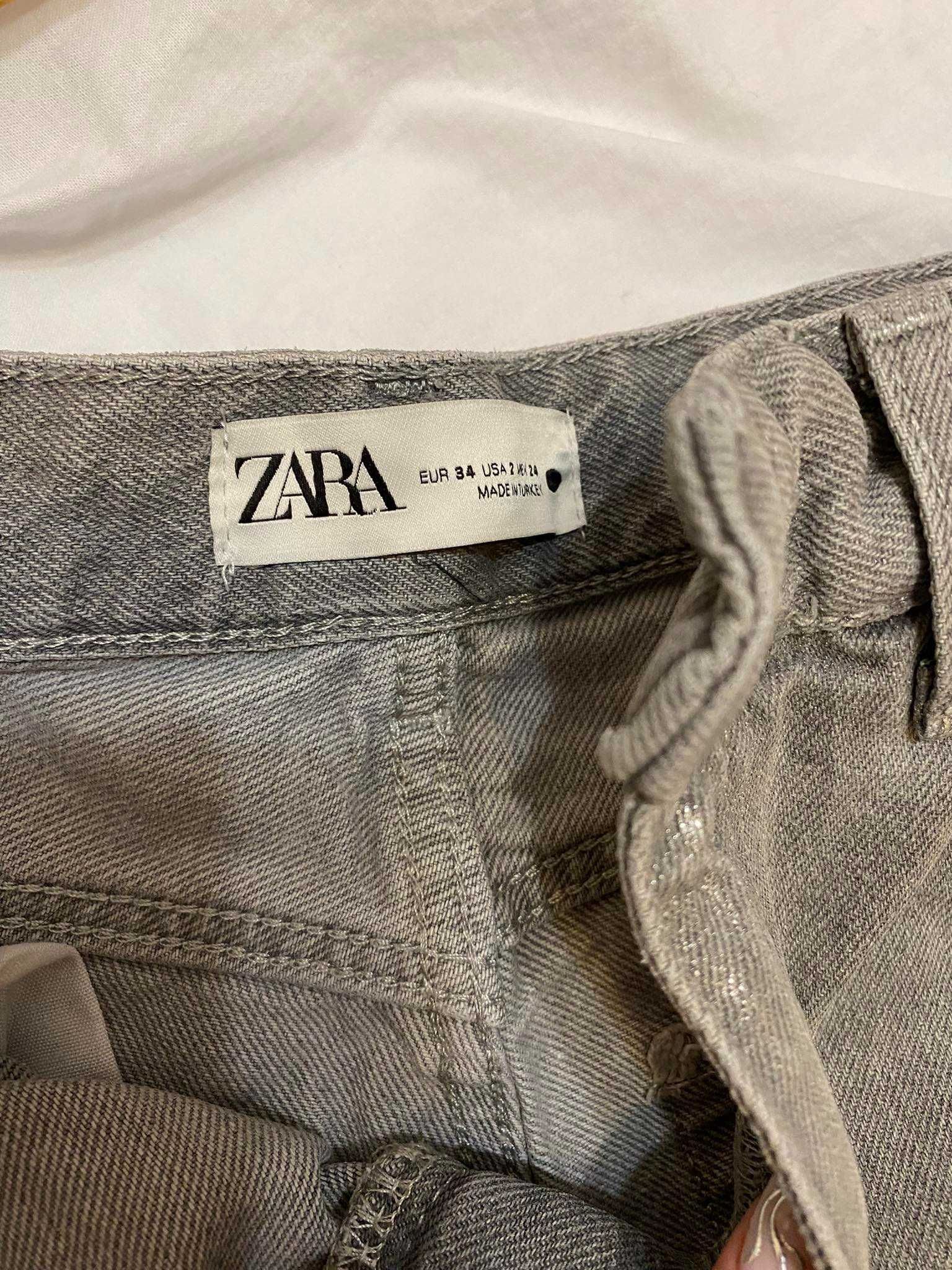 Сиви дънки/ mom jeans ZARA