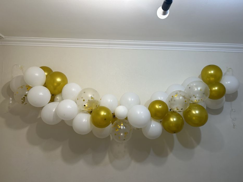 Надутые шары на оформление,бесплатно