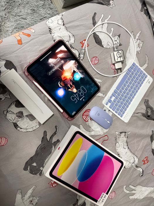 IPad A16 2025, 128Gb, стилус, клавиатура и мышь