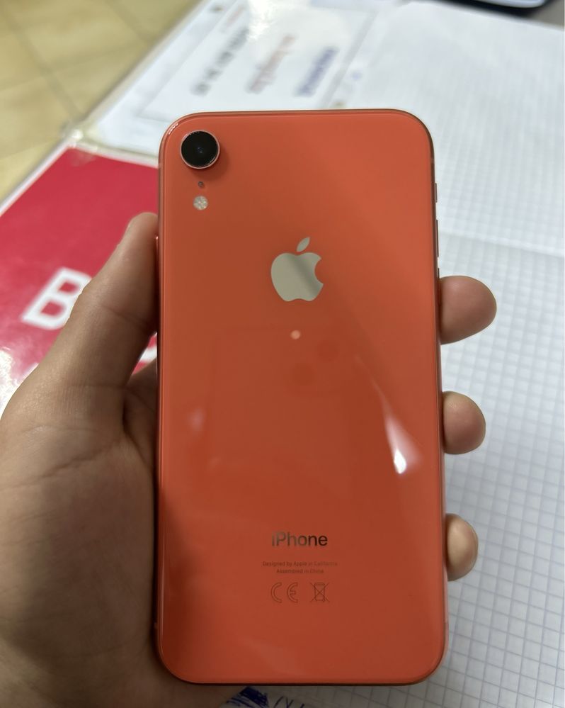 iPhone XR, 128 gb, каралловый цвет