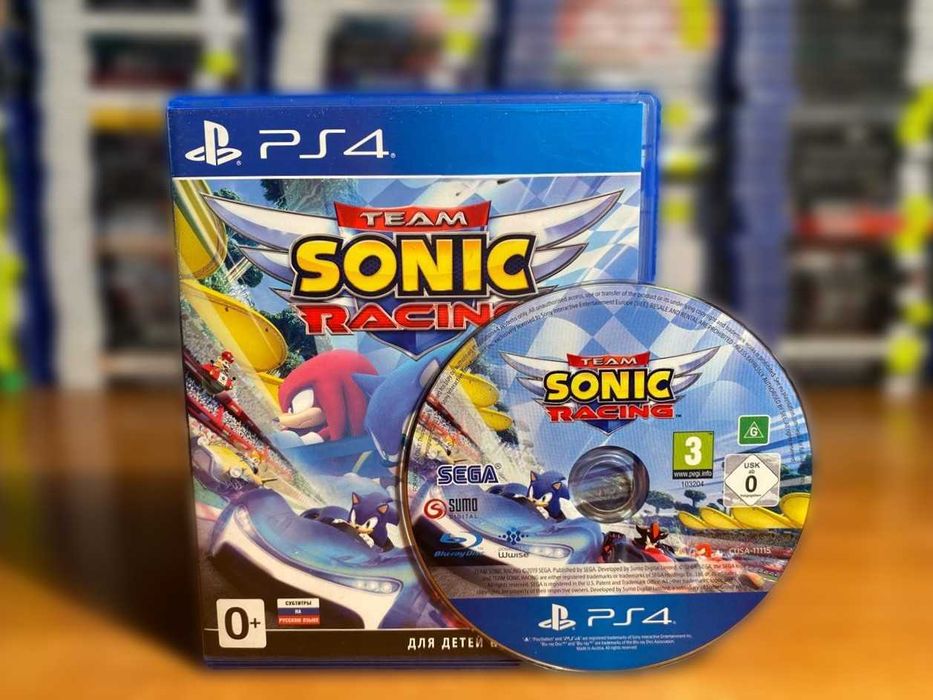 Team Sonic Racing PS4/PS5 Соник На Двоих Пс4 Большой Выбор Игр