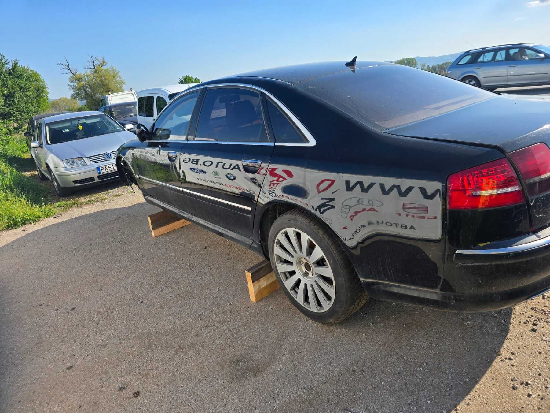 **САМО НА ЧАСТИ***  Audi A8 D3 6.0 w12, Long, B&O, Distronic