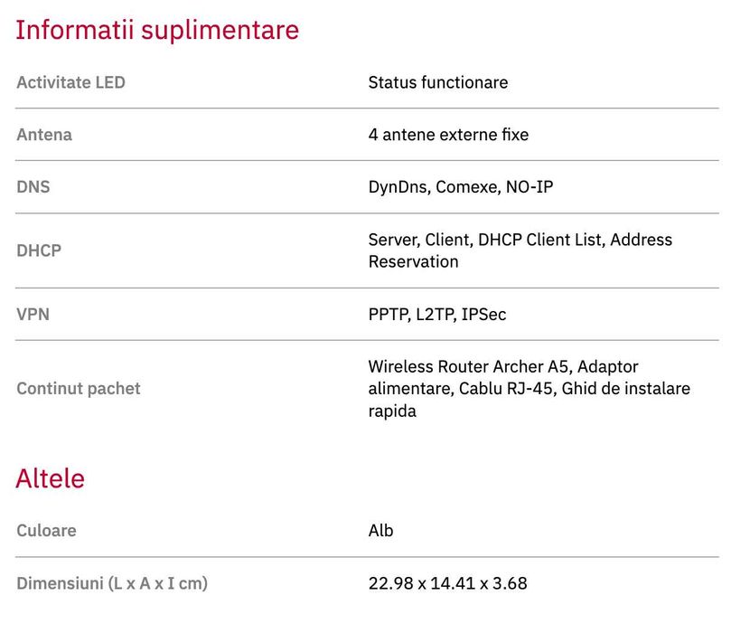 Router TP-Link Archer A5
