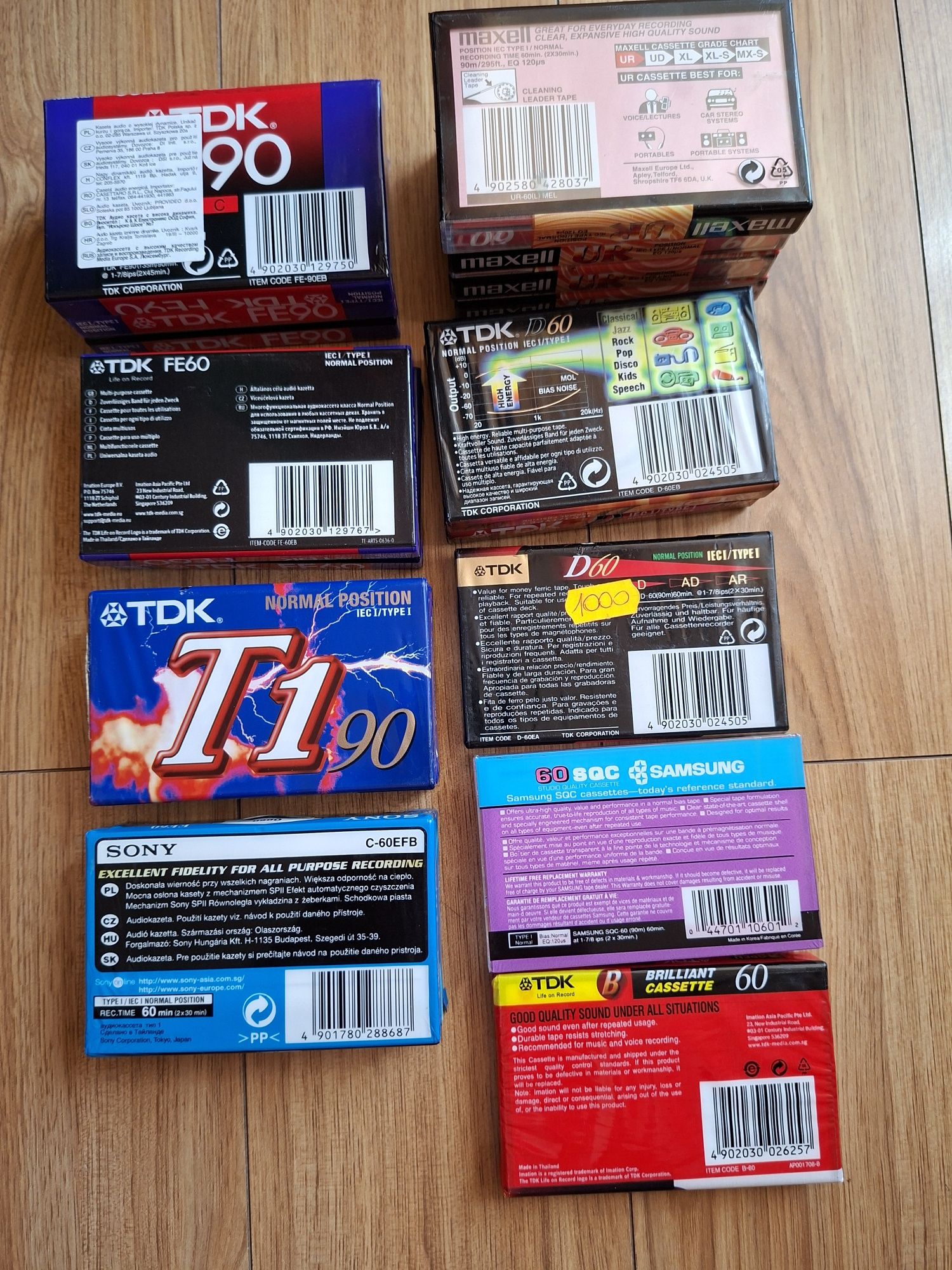 Sony,Tdk,Maxell,casete audio noi.