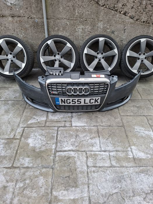 Предна S line броня за Ауди А4 Б7