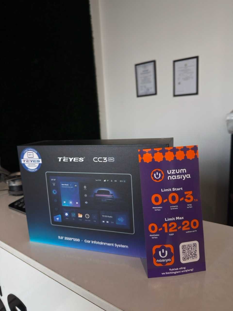 TEYES CC3 2K 11.0 6/128 1 yil kafolat | Рассрочка хам бор