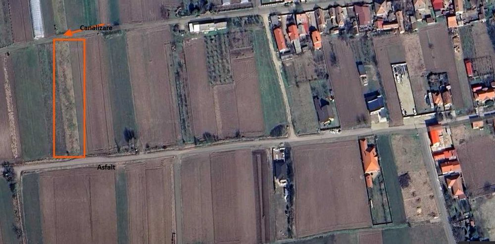 Teren intravilan de vânzare în Borș – 1623 mp, dublu front!