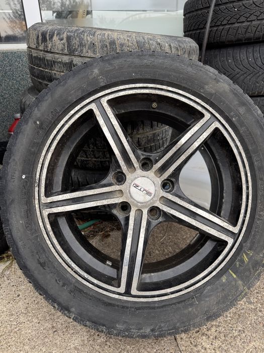 Jante R16 + Cauciucuri iarna 5X112 Audi / Seat / Skoda