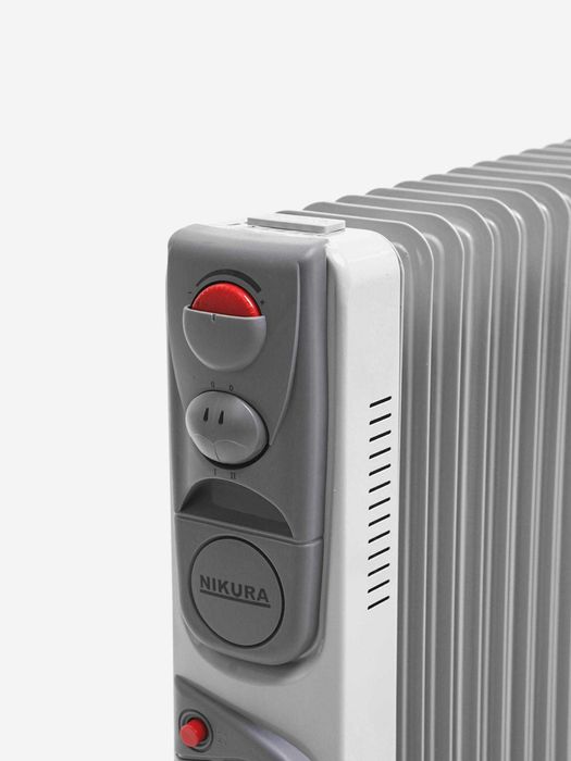 Обогреватель масляный электрический для дома и офиса радиатор 13 ребер