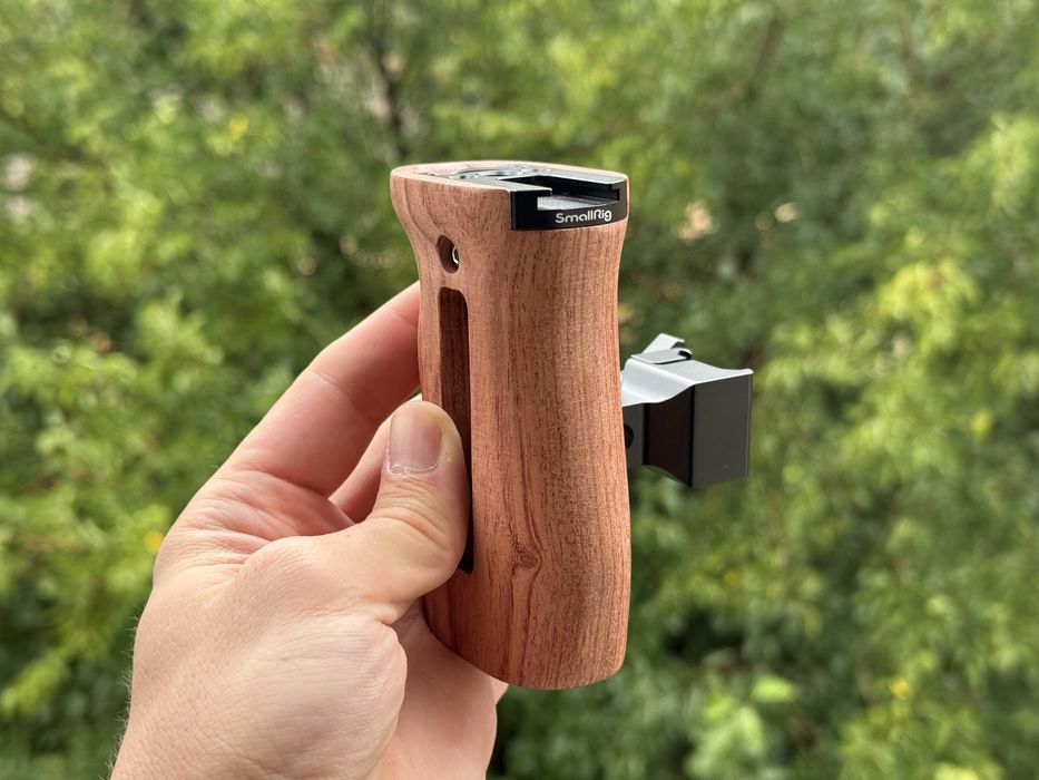 SmallRig 2187 Maner Lateral din Lemn NATO Nou