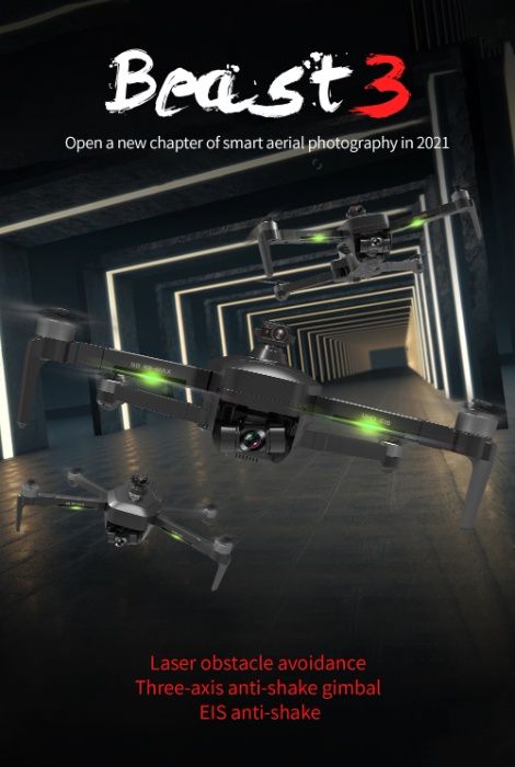 Drona 4K Sony 14 MP,GPS, Senzor ptr obstacole,d 1200M,card TF, NOUA
