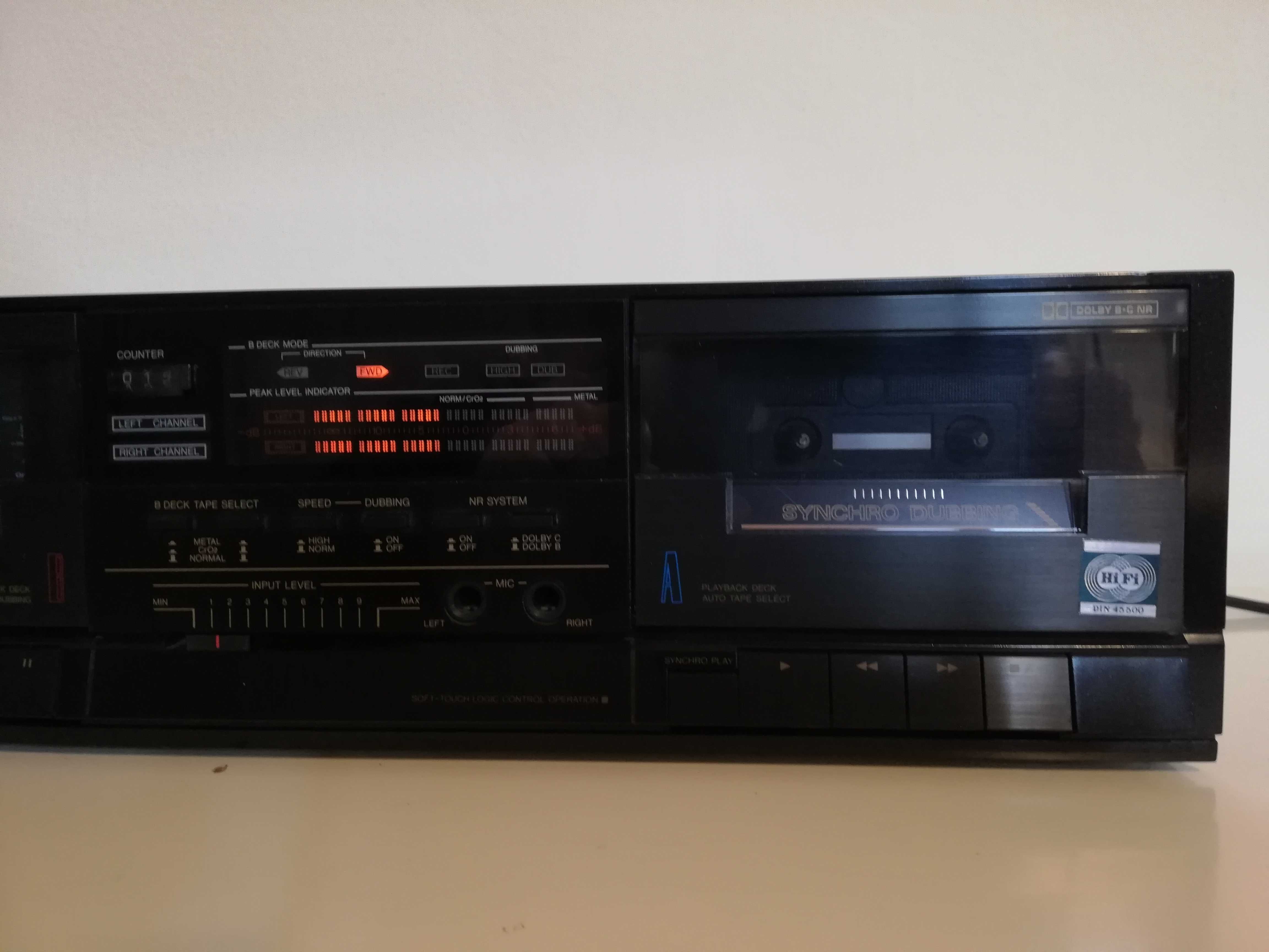 Stereo Casette Deck JVC model TS-W220 - Impecabil/Vintage/made Japan