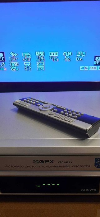 video recorder vhs GPX stereo hi-fi, 6 head