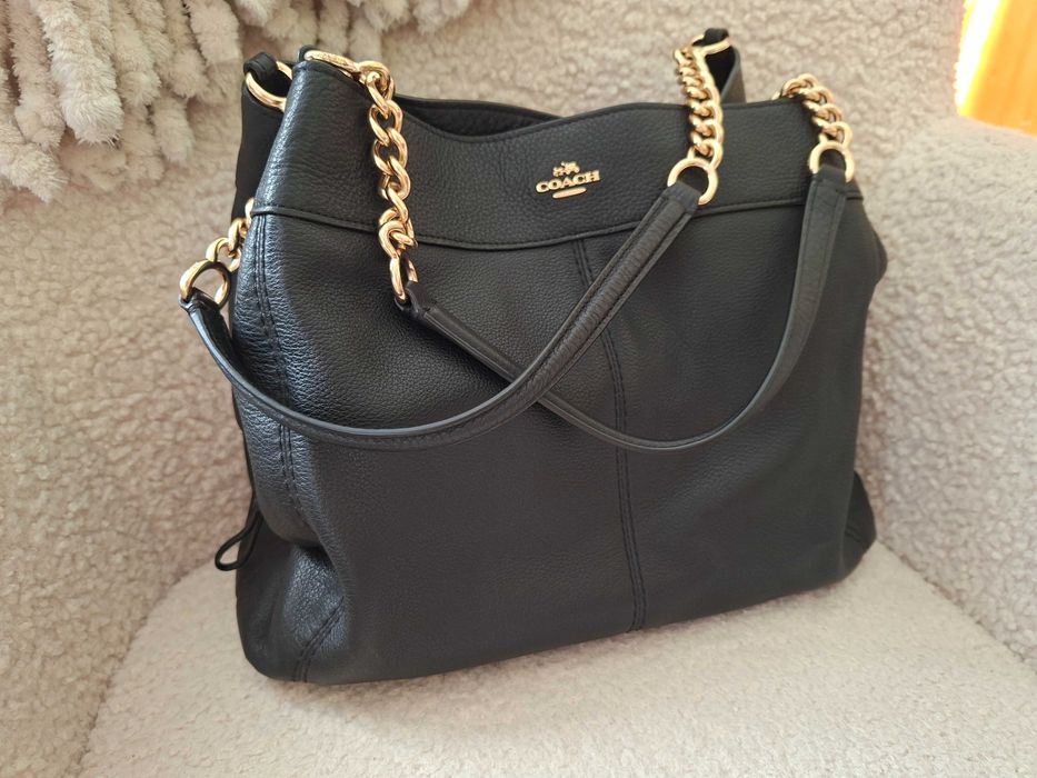 Оригинална Coach черна чанта