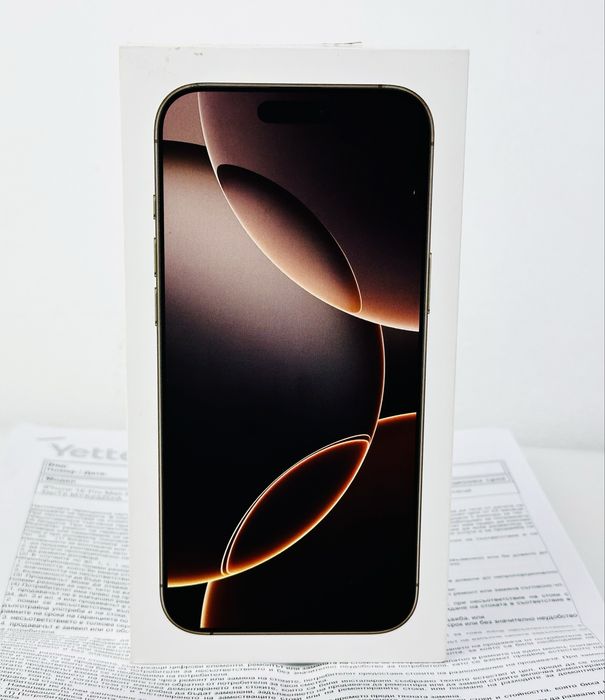 НОВ! Apple iPhone 16 Pro Max 512GB Desert 3г. Гаранция!