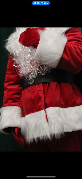 Костюм дед мороз,снегурочка(Санта с коротким шапаном)(Дед мороз)