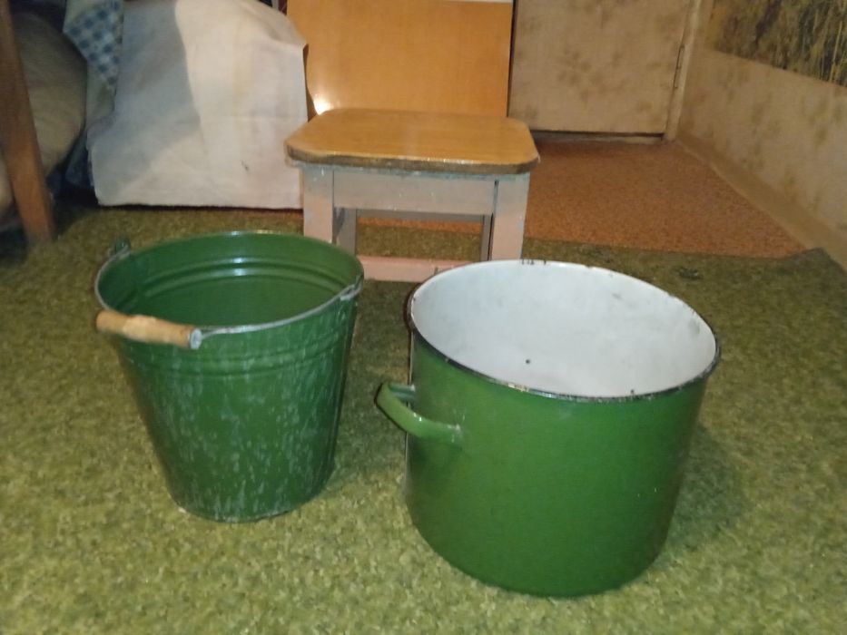 Хоз товары для дома кастрюли,ведра