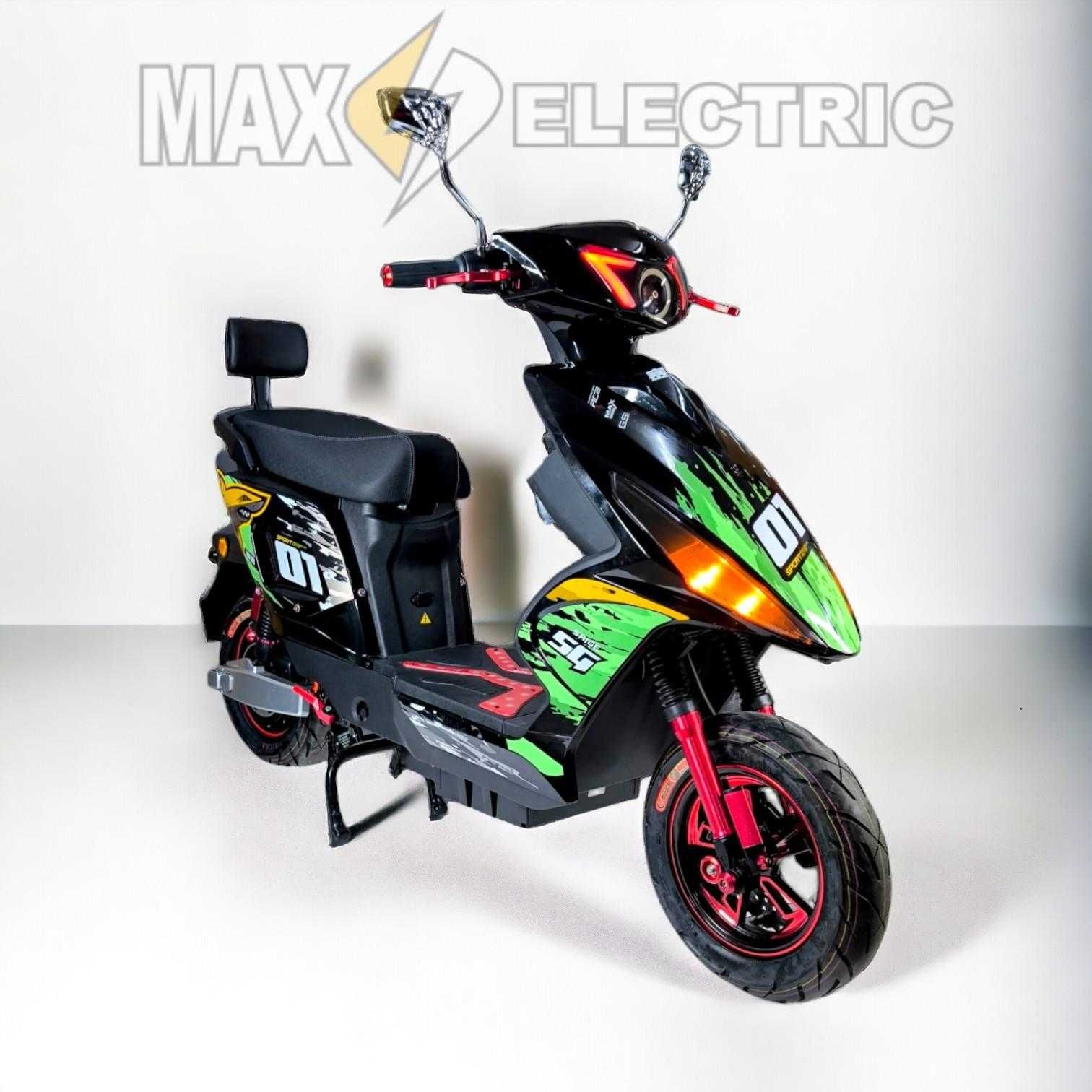 Eлектрически скутери MaxMotors SG Racing 3000W/72V/20Ah с гаранция