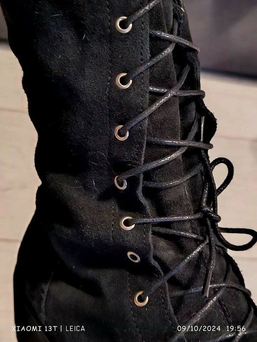 Cizme din piele naturala 100%, pana la genunchi