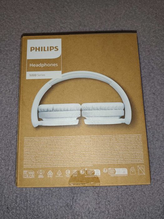 Безжични слушалки Philips 5000 series, бял - TAH5209WT