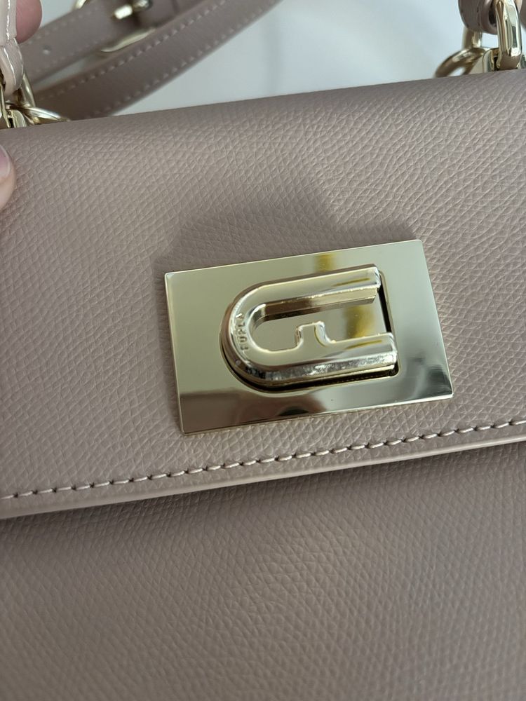 Чанта Furla пепел от рози