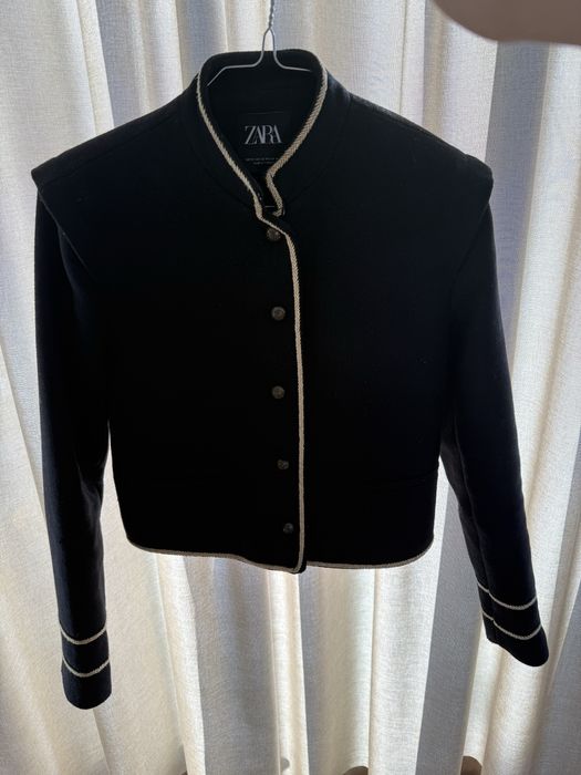 Черно сако с вълна ZARA - XS