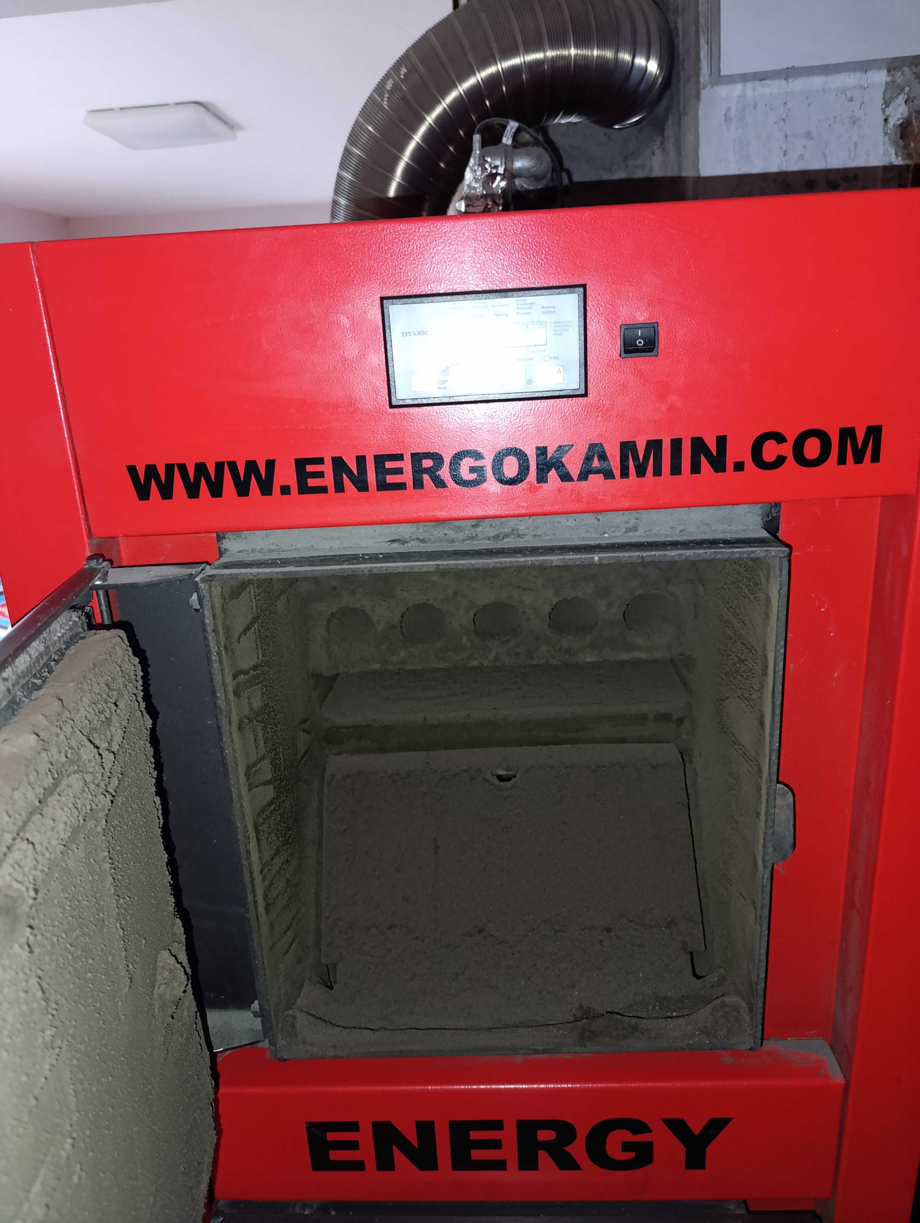 Комбиниран котел на пелети, въглища, дърва, биомаса  40KW