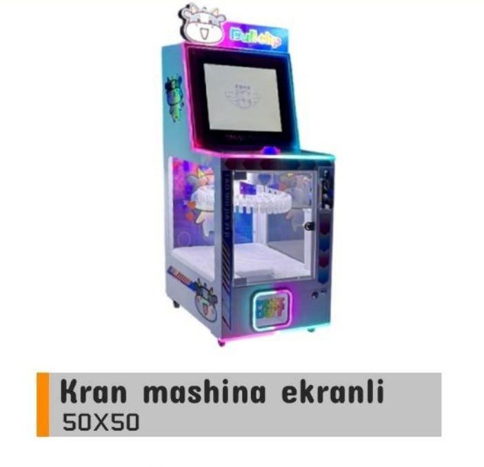 Kran moshina ekranli Кран машина с экраном веселые аттракционы