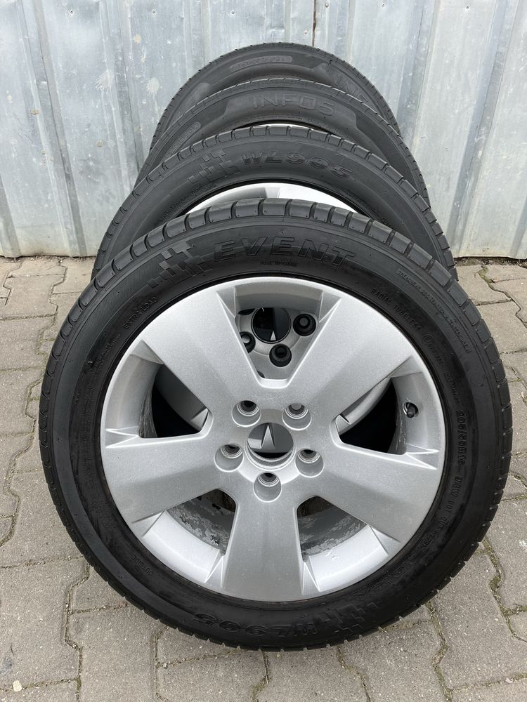 Jante 5x110mm, anvelope vara 205/55 R16 Opel Astra G, H, Zafira