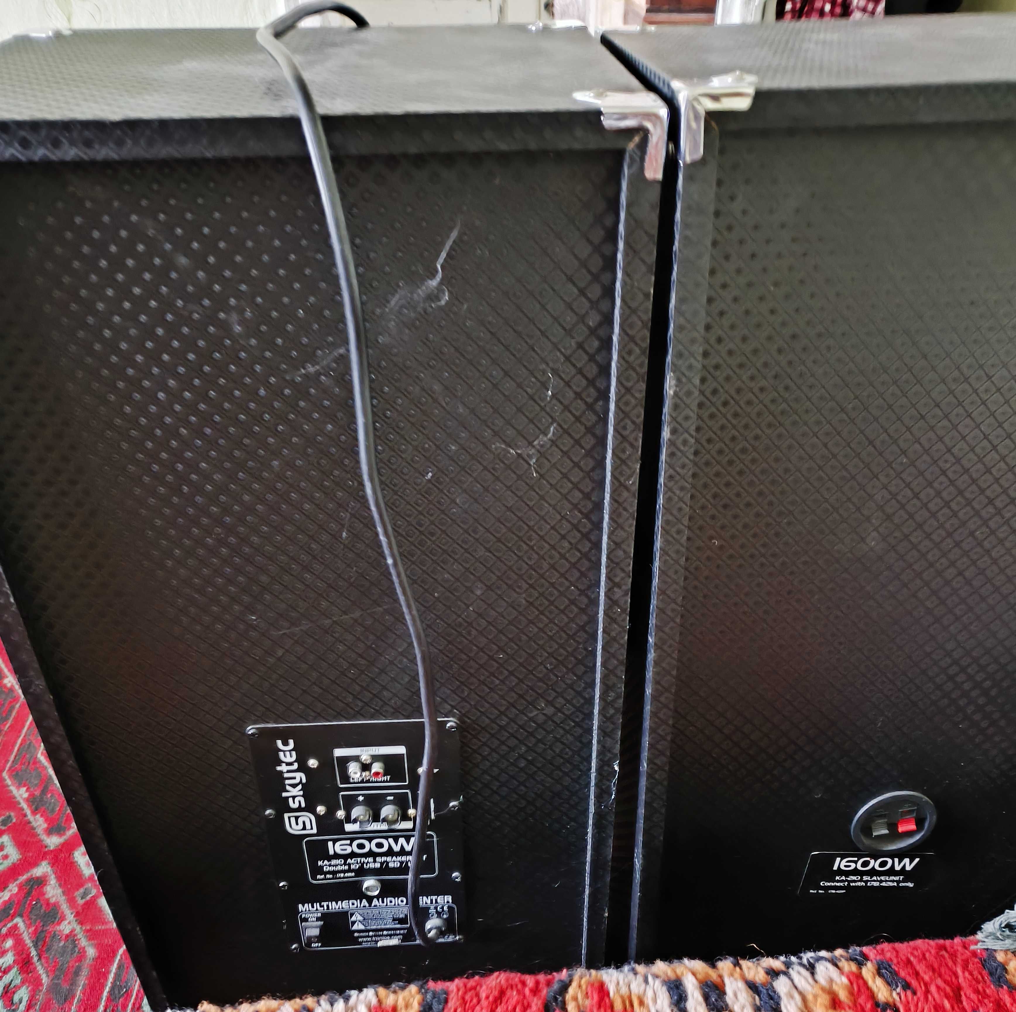 Комплект активни PA високоговорители Skytec KA-210