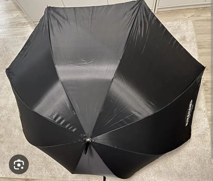 НОВ Луксозен, автоматичен несгъваем чадър, 130 см, с EVA дръжка